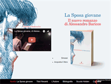Tablet Screenshot of baricco.feltrinelli.it